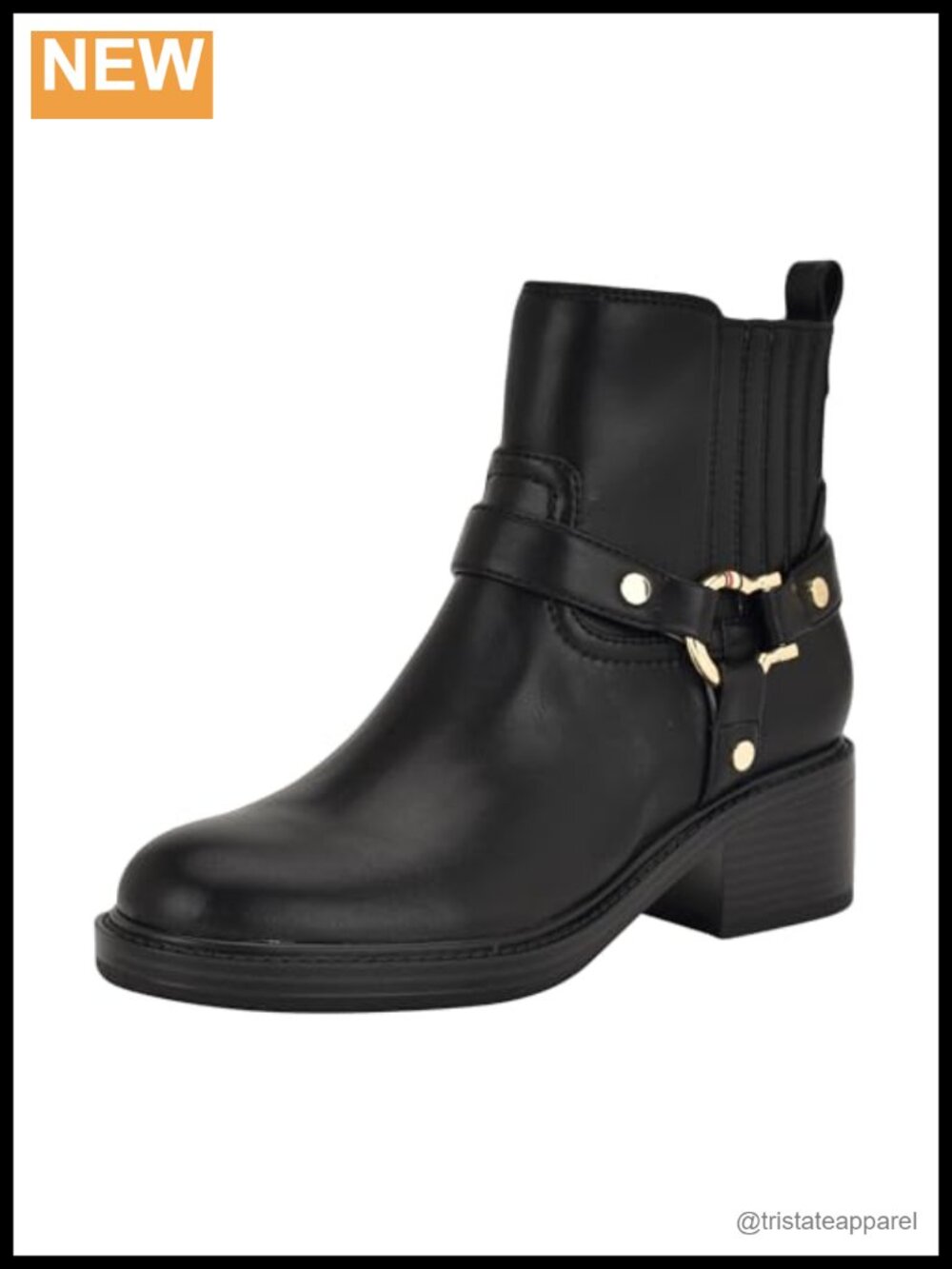 Ankle Booties PU Synthetic Rubber Round Toe Zip Closure